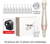 Dr.pen E30 Micro Needle Pen with 12 Cartridges Nano Wireless Skin Care Kit Skin Pen Micro Needle Pen Skin Rejuvenation Machine