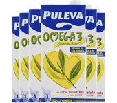 Leche Puleva omega 3 1 litro- 2 pack 6. Total 12 litros