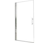 AICA Walkin Mampara de Ducha Frontal Abatible 1 Hoja Perfil Cromado Vidrio Antical 6mm (645-665)x1950mm