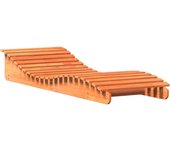 vidaXL Tumbona de madera maciza 205x70x31,5 cm Pino natural, Blanco, Douglas natural Sillas de Exterior Ideal para jardín, playa, piscina, terraza Tumbona Piscina Tumbonas Playa Tumbonas Jardín Exterior