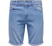 Pantalon Corto Only & Sons Ply Light Blue 6249 Denim Shorts