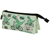 Oh My Pop Dinorrr Portatodo Triple FAN 2.0, Verde
