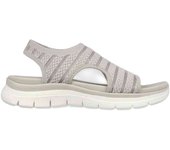 Sandalias Skechers Flex Appeal 4,0 para mujer en color beige