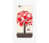 Tumundosmartphone Funda Gel Tpu para Iphone 6 / 6S Diseño Pajaritos Dibujos