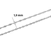 2meters Stainless Steel Cuban Chains Bulk Gold Color Ball Bead Link Chains Lot for Necklace Bracelet Diy Jewelry Making Supplies
