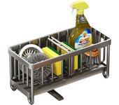 Soporte para Esponja de fregadero de cocina de Maple inoxidable 304