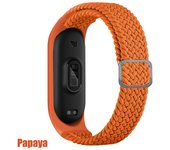 Bracelet for Mi band 7 Strap Elastic adjustable Nylon Braided Miband4 miband 5 correa Wristband xiaomi Mi band 3 5 4 6 strap