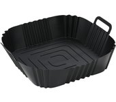 Silicone Air Fryer Barbecue Pot Tray Pad BBQ Oven Baking Mold Pot Airfryer Reusable Square Non Stick Air Fryer Pan Kitchen Tools