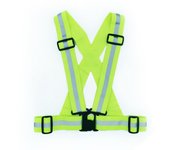 Chaleco reflectante para correr, seguridad ajustable VES, correas reflectantes de alta visibilidad para correr de noche, ciclismo al aire libre, motocicleta, paseo para perros, trotar