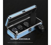 1/3/5 Slots Aluminum Suitcase Case Display Storage Box Watch Storage Box Case Watch Bracket Clock Watch Clock Box Tool Box
