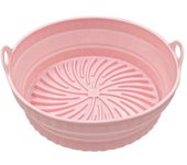Solid Color Silicone Air Fryer Baking Pan Reusable Oven Silicone Dish Easy To Clean Baking Sheet Kitchen Baking Supplies