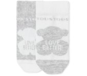 Pack 2 Pares de Calcetines Tous Baby SSocks Gris