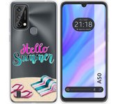 Funda Silicona Transparente para Blackview A50 diseño Summer Dibujos