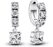 Pendientes Pandora de plata de ley 925 293547C01 con circonitas cúbicas，Incluye Caja Original