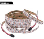 DC5V WS2812B RGB LED Strip Light SMD5050 30/60Leds/m Smart Addressable Pixel LED Lights Flexible LED Tape Ribbon for Decoration