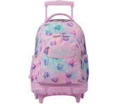 Totto Mochila escolar ruedas  Renglones -Dimensiones:32 x 45.5 x 18 cm-Material:Poliester reciclado