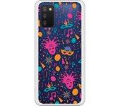 Funda compatible con Samsung Galaxy A03s - Carnaval Pattern 1