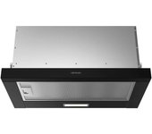 CECOTEC 02860 Campana Extractora Negra 60cm, Succión 350m3/h, Eficiencia A, Filtros de Carbono