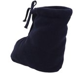 Cast Toe Cover for Swollen Feet XL Soft Fleece Thick Dark Blue Adjustable Foot Warmer for Men Women
