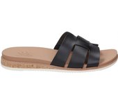 SKECHERS | Sandalias con Cuña Skechers Bobs Desert Kiss Low Peak Look para Mujer – Sandalia en Color Negro – Sandalia de Verano sin Cierre – Slip On – Cuña Baja y Cómoda – Vegan – Casual – Versátiles – Modelo 114707-BLK