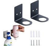 Soporte para bomba de mano para montaje en pared, dispensador de jabón, soporte para olla de champú, estante de almacenamiento de loción para cocina y baño