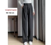 Fashion women's straight leg pants loose casual wide leg pants women straight leg small stylish senior all match all match pants