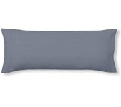 BL Belum Funda Almohada 100% Algodón Liso Denim Blue Combinable con Fundas Nordicas