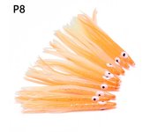 10pcs/pack Bionic Squid Lure, Artificial Soft Bait, Fishing Accessories,strong luminous fake bait,sea fishing