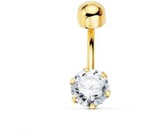 Inmaculada Romero - Piercing Oro 18k Mujer Circonita Garras 6mm