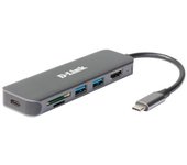 6-in-1 Usb-c Hdmi/card Reader/power