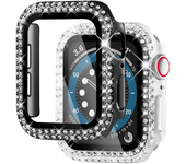 Diamond Watch Case for Apple Watch 40mm 41mm 44mm 45mm Bling Bumper Protector iWatch Series 9 8 7 6 5 4 SE