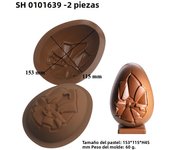 Easter Eggs Chocolate Silicone Molds Large 3D Breakable Easter Egg Surprise Chocolate Molds Egg Mold for Diy Easter Decorations