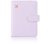 PU Leather Passport Holder Covers Case Waterproof Travel Credit Card Wallet Passport Book for Women/Men Buckle Passport Cover