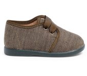 Pisamonas zapatos de tela tipo blucher niño
