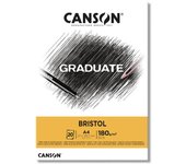 Canson Bloc Graduate A4 Papel de Alta Calidad para Artistas - Encuadernación de Espiral
