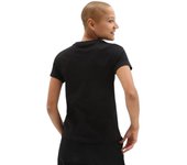 Camiseta Vans Flying V Crew Tee  Evening Haze Negro Vn0A3Up4Blk1 Mujer