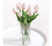 5Pieces Of Artificial Plant Tulip Soft Pole Room Dining Table Decoration Wedding Party Garden DIY Christmas Anniversary Decor