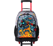 Totto Mochila infantil ruedas Raiyu -Dimensiones:33.5 x 47 x 20 cm-Material: Poliester