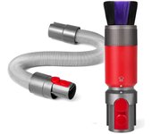 Dusting Brush Flexible Extension Hose for Dyson Outsize/ V7/ V8/ V10/ V11/ V15 Vacuum Cleaner Self-cleaning Soft Bristles Access