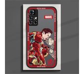 Marvel genius Iron Man Avengers Phone Case For Redmi Note 13 12 11 10 Pro Plus S T Lite 4G 5G Matte Frosted Translucent Cover