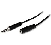 StarTech.com - Cable de 1m de Extensión Alargador de Auriculares Mini-Jack 3,5mm 3 pines Macho a Hembra MU1MMFS