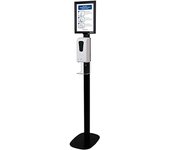 Soporte approx ajustable para dispensador sanitizer black
