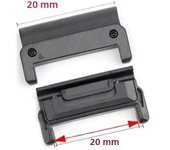 2PCS for Garmin Tactix 7Pro Fenix 7X 6X 7 5 6 Pro Watchband Adapters Easyfit Buckle Connectors Watch Connector 3HR Metal Adapter