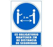Archivo 2000 6173-16 AZ señal de información Carta Azul, Blanco PVC 1 pieza(s)
