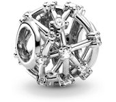 New 925 Sterling Silvering Ambulance Bacteria Charm of ley 925 Chain Beaded Fit Original Pandora Bracelet DIY Ladies Jewelry