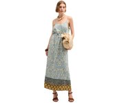 Motives-Vestido de Verano en satélite estampado