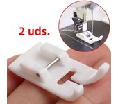 2PCS Plastic Presser Foot Ordinary Leather Pressure Foot Parallel Stitch Foot Presser Home Domestic Sewing Machine Accessory