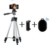 Trípode universal de aluminio para cámara y smartphone, Trípode 349-1006 mm Rosca 1/4" trípode Universal para cámara fotográfica, cámara de vídeo, láser de líneas Cruzadas, trípode para teléfono móvil