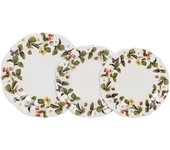 Santa Clara - Vajilla 12 Piezas Colección Aranjuez - Durable, Elegante y Resistente a Rayones