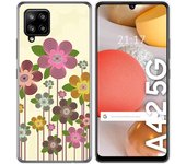 Tumundosmartphone Funda Gel Tpu para Samsung Galaxy A42 5G diseño Primavera En Flor Dibujos